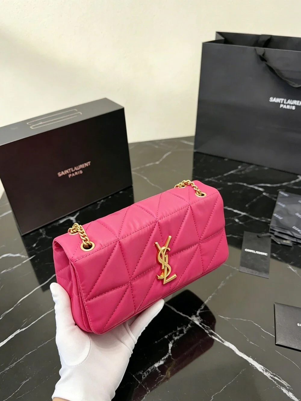 YSL Medium Bag in  Pink